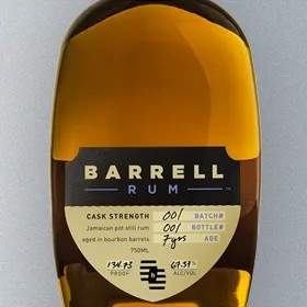 Barrell Rum Batch 001