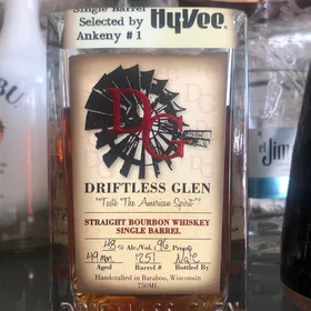 Driftless Glen Single Barrel Straight Bourbon (Ankeny #1 HyVee)