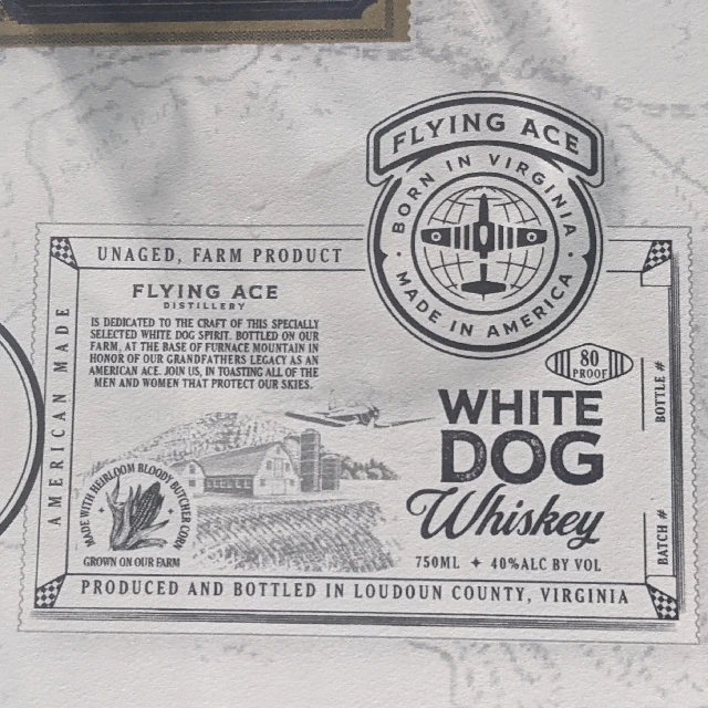 Flying Ace White Dog