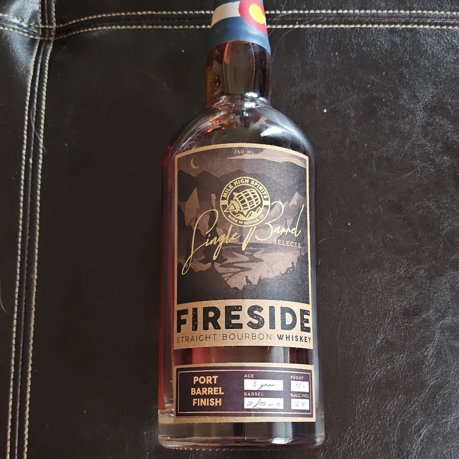 Fireside Mile High Spirits single barrel port barrel finish
