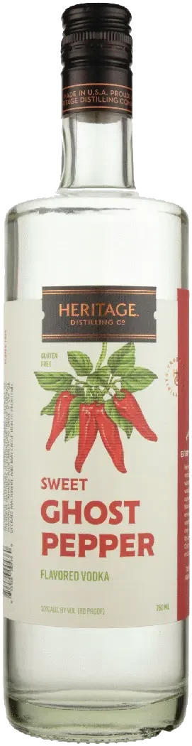 Heritage Sweet Ghost Pepper vodka