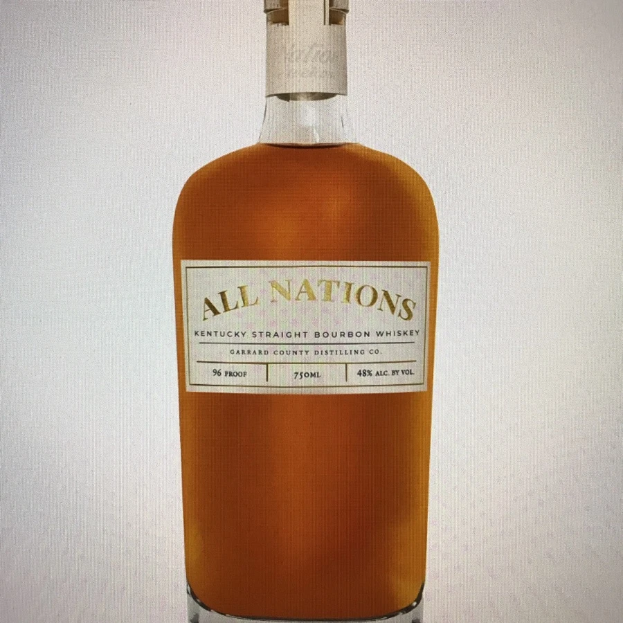 All Nations Kentuck Straight Bourbon Whiskey 90 Proof