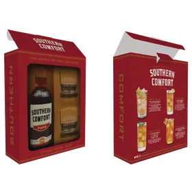 Southern Comfort W 2 Glasses Gift