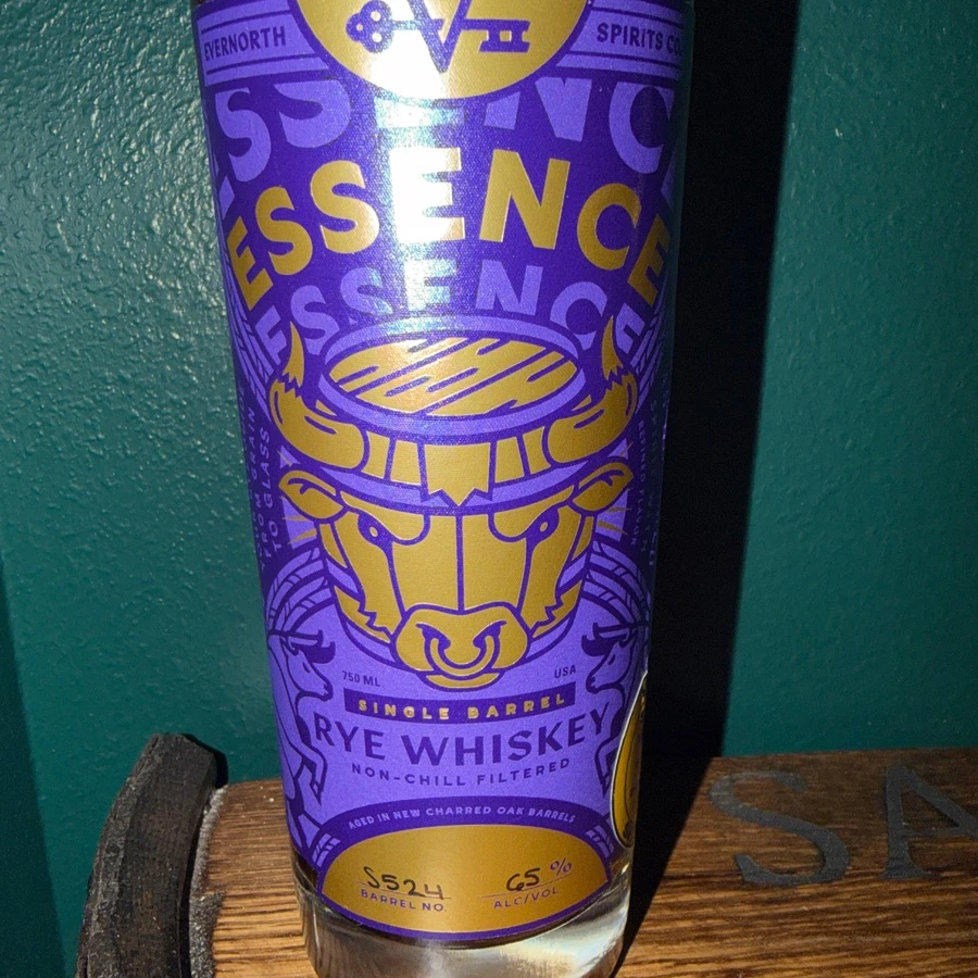 Evernorth Essence (single barrel) Rye Whiskey (Whiskey Weather)