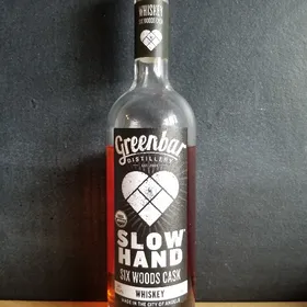 Greenbar Distillery Slow Hand Six Woods Cask Whiskey