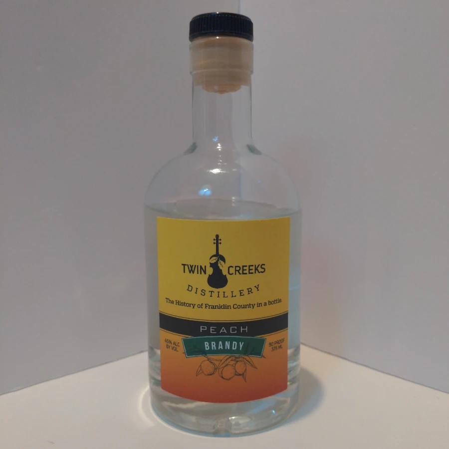 Twin Creeks Distillery Peach Brandy