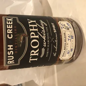 Rush Creek Distilling Trophy Whiskey Small Batch Release