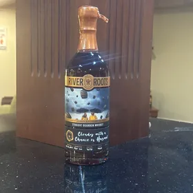 River Roots Straight Bourbon Whiskey Single Barrel No. MJ-B-B47 Cloudy with a Chance of Hazmat