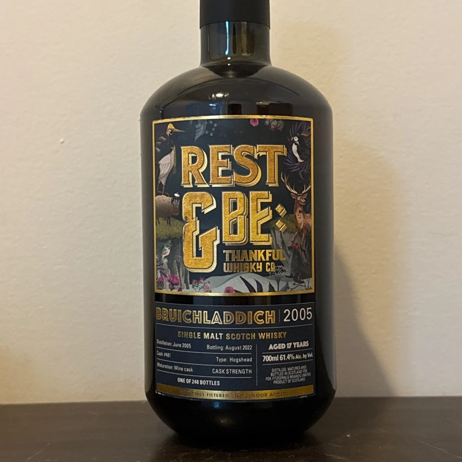 Rest & Be Thankful Bruichladdich 2005 Cask #481
