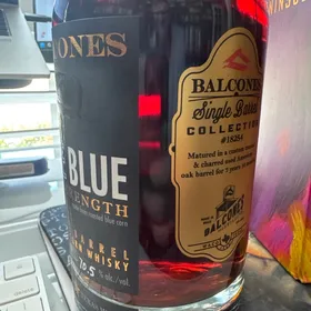 Balcones True Blue Cask Strength matured in a custom toasted and charred used American oak barrel for seven years and 10 months; Barrel 18254