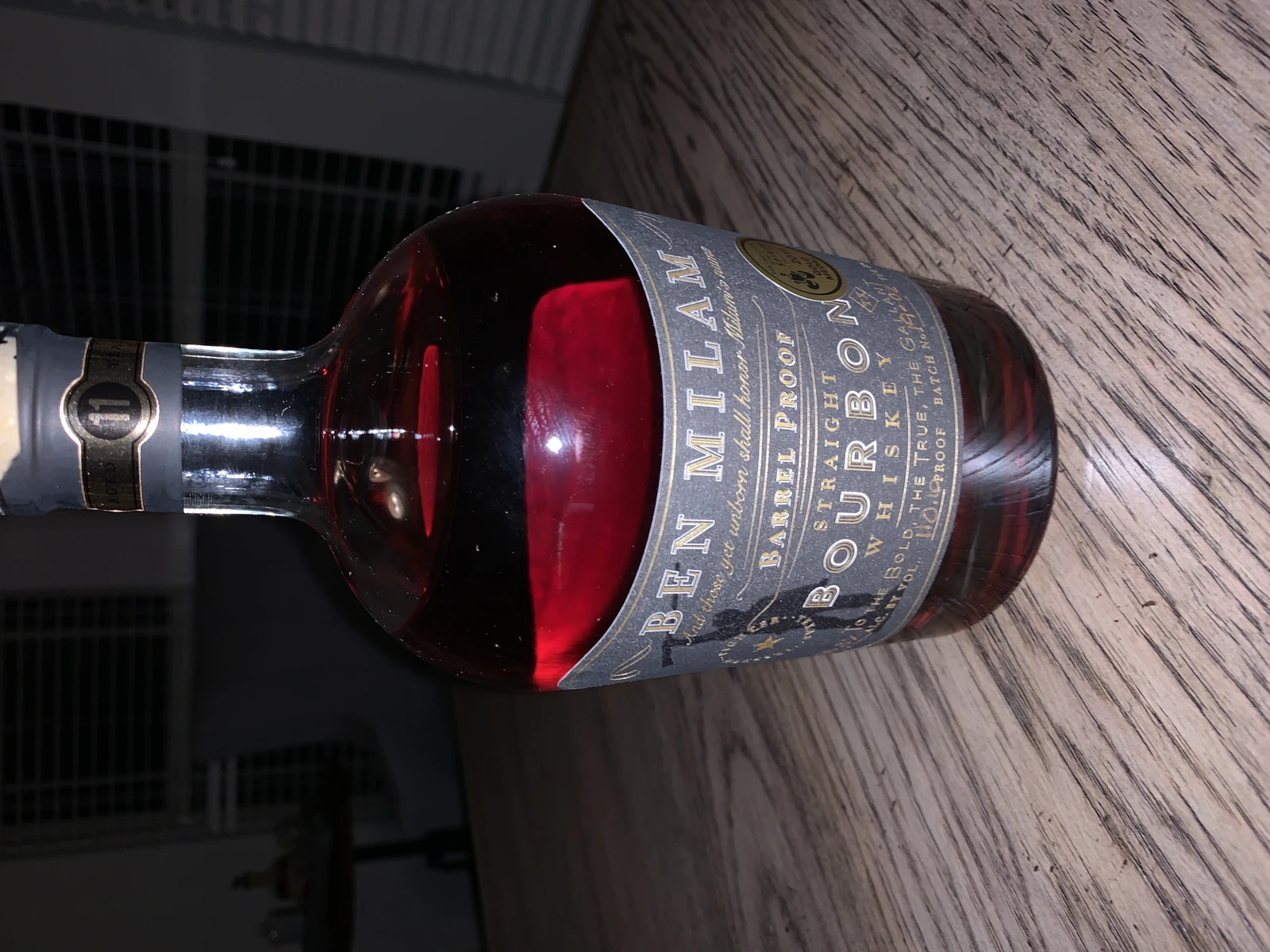 Ben Milam Barrel Proof Straight Bourbon Whiskey