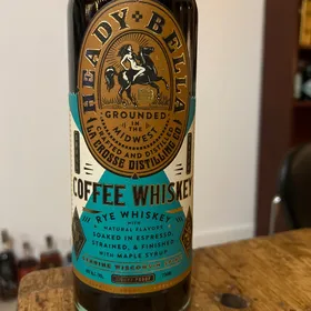 La Crosse Distilling Heady Bella Coffee whiskey Rye whiskey