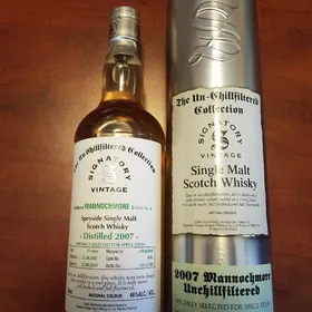 Signatory Unchillfiltered Mannochmore 2007