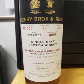 Craigellachie 2006 12 Year (Berry Bros. & Rudd)