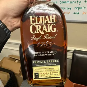 Elijah Craig Private Barrel - Barrel Proof (Cork 'n Bottle CVG Delay Sipper)