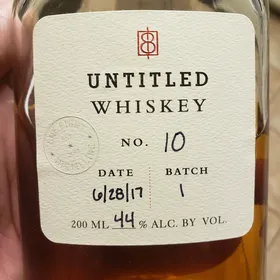 One Eight Distilling Untitled Whiskey No. 10 Batch 1