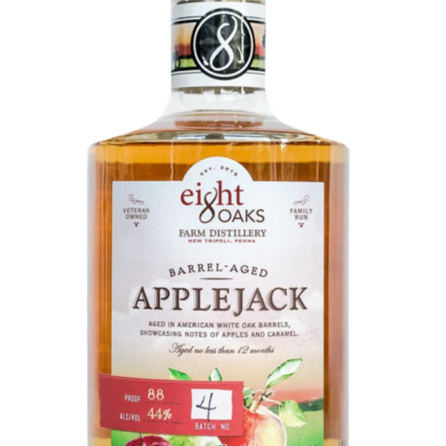 Eight Oaks Barrel-Aged Applejack