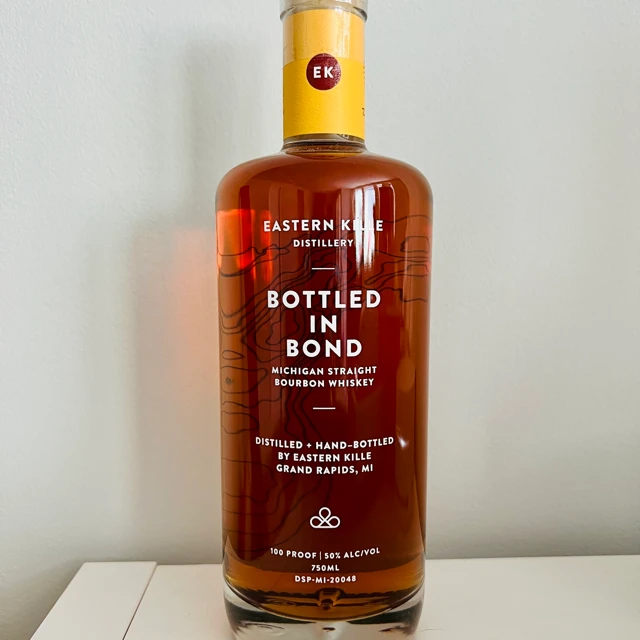 Eastern Kille Bottled in Bond Michigan Straight Bourbon Whiskey