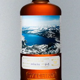 Wyoming Whiskey Wide-Open Spaces By Air Barrel #5004 (No. 4 Yellowstone Lake)