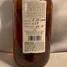 Evan Williams Single Barrel Vintage 2000 Barrel #1129