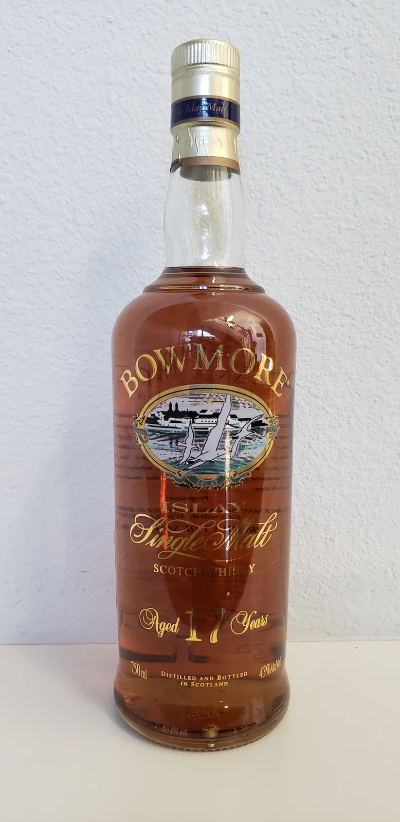 Bowmore 17, 1990's Screen Print Label