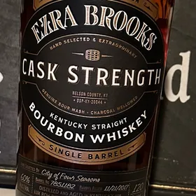 Ezra Brooks Cask Strength City of Four Seasons