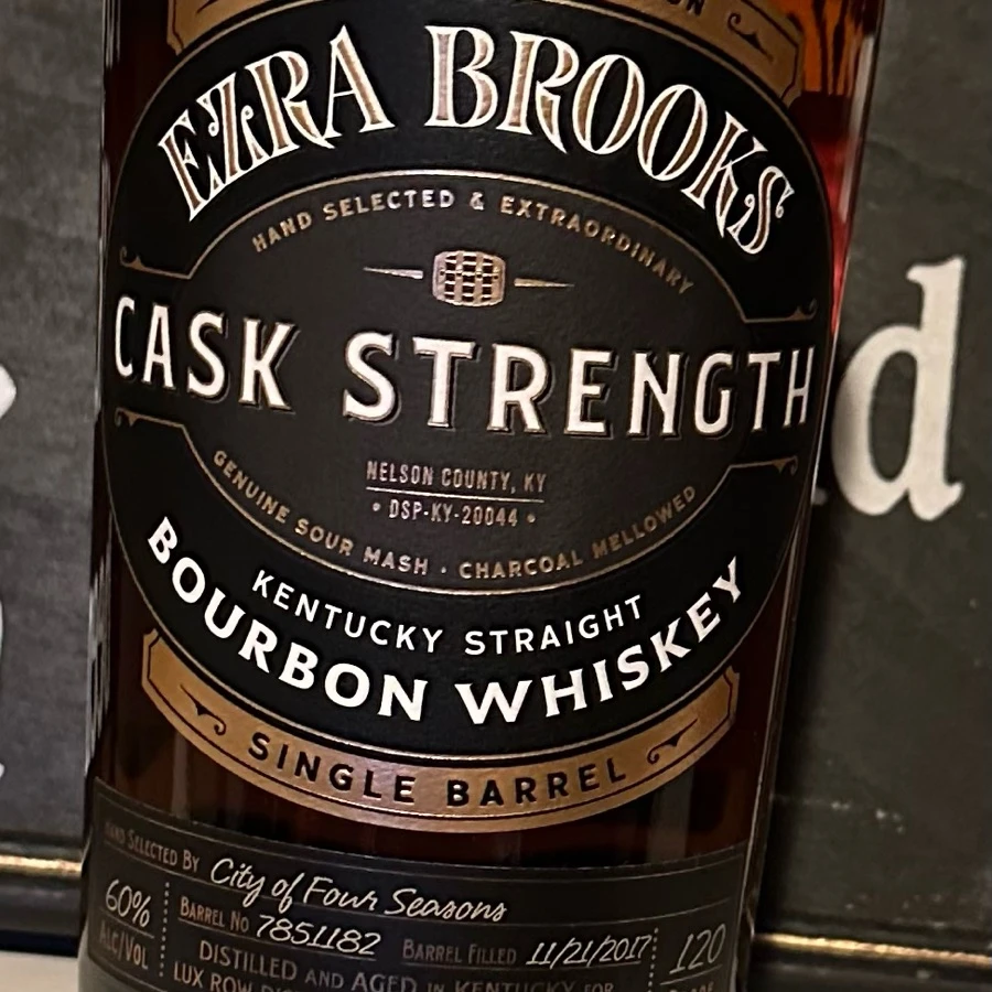 Ezra Brooks Cask Strength City of Four Seasons