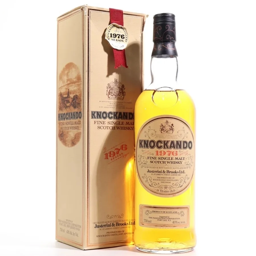 Knockando 12 Year 1976 Single Malt Scotch (Bottled 1989)