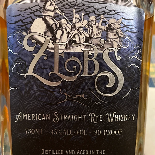 Zeb's American Straight Rye Whiskey