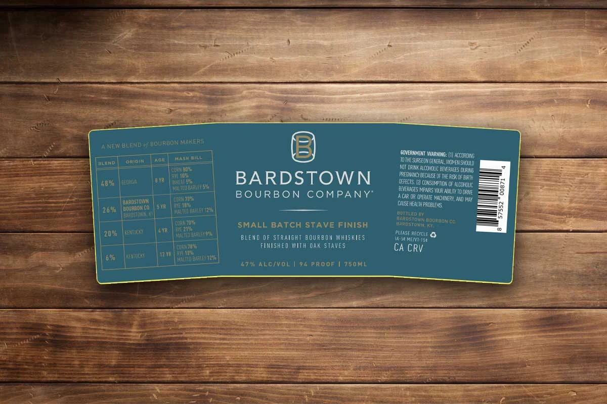 Bardstown Bourbon Co. Small Batch Stave Finish