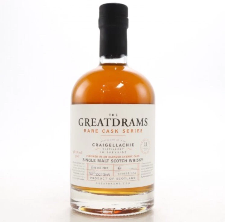 GreatDrams Craigellachie 11 Year Old (Rare Cask Series)