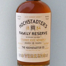 Hochstadter's Family Reserve Straight Rye Whiskey