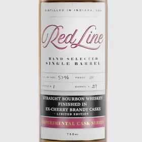 Red Line Experimental Cask Series Straight Bourbon Whiskey Finished In Ex Cherry Brandy Casks