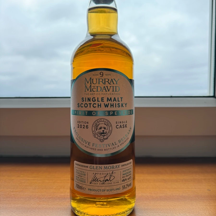 Murray McDavid Glen Moray 9yr Exclusive Festival Release