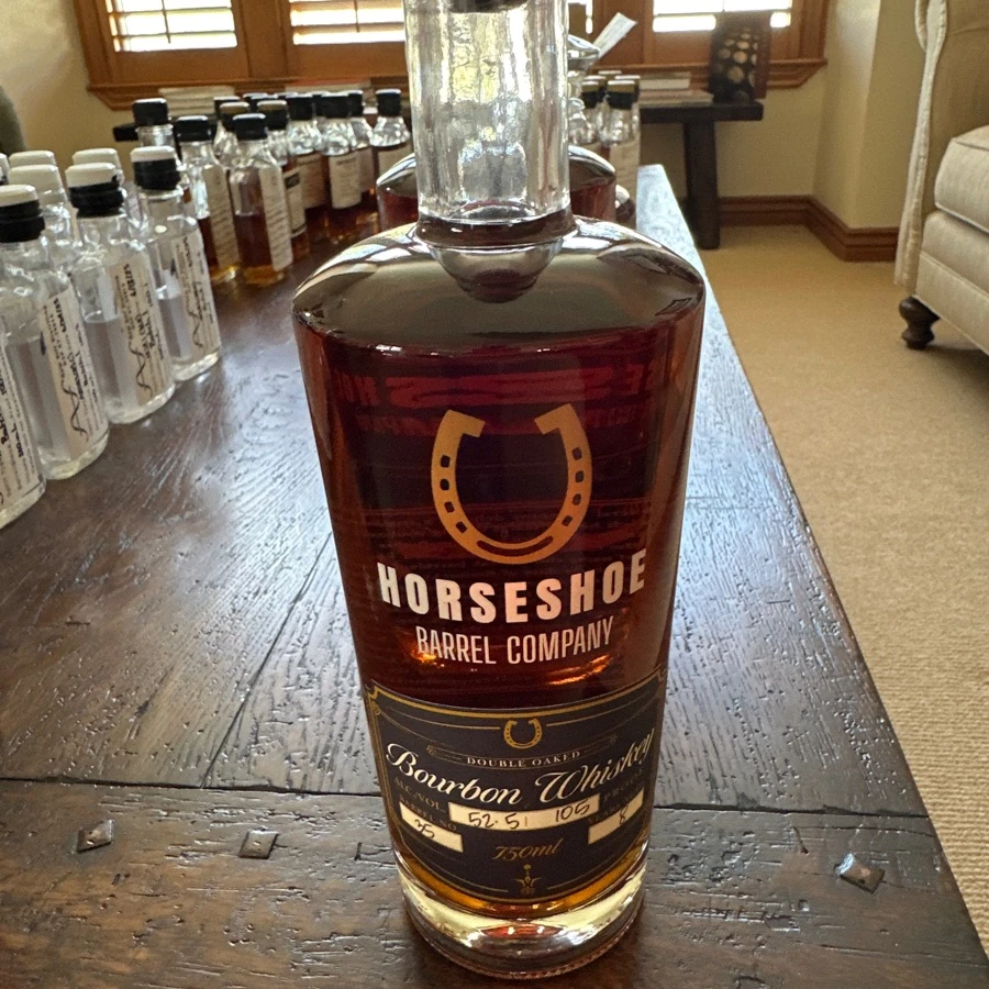 Horseshoe Barrel Company Double Oaked Bourbon Whiskey