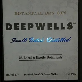 Deepwells Small Batch Distilled Botanical Gin