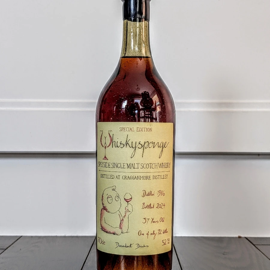 Whisky Sponge Cragganmore 1986 37 Year Single Malt Scotch Whisky