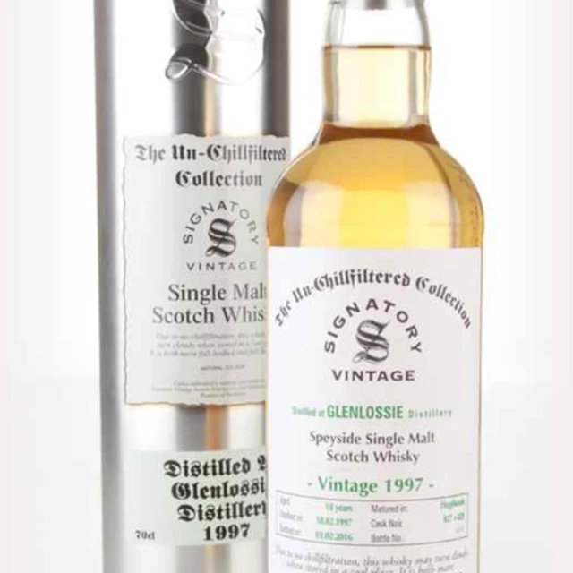 Glenlossie 18 Year Old 1997 (Casks: 827 & 828) (Signatory - The Un-Chillfiltered Collection)