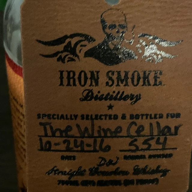 Iron Smoke Single Barrel (The Wine Cellar)