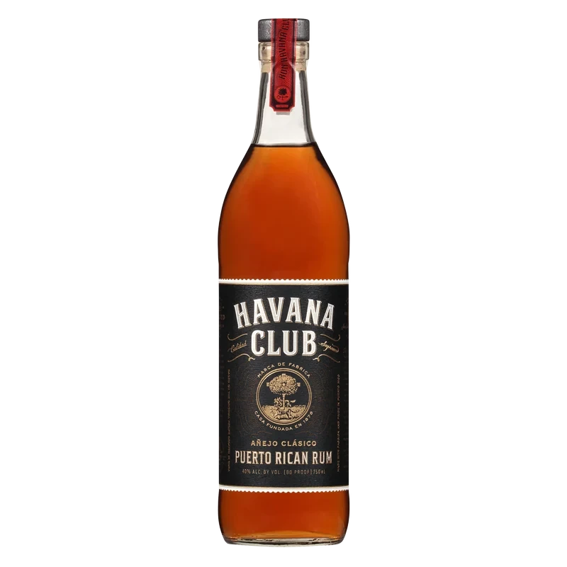 Havana Club Anejo Clasico Puerto Rican Rum 750ml (80 Proof)