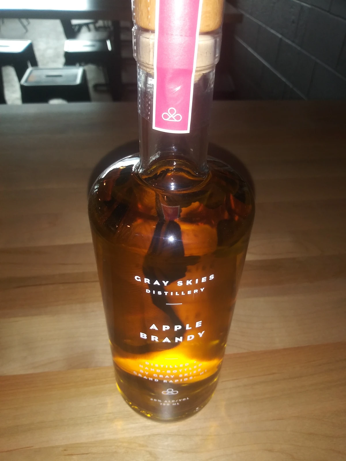 Gray Skies Apple Brandy