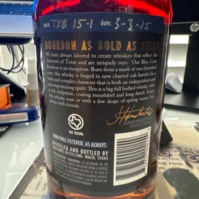 Balcones Texas Blue Corn Bourbon Whisky - Special Release - TXB 15-1 - 3/3/15