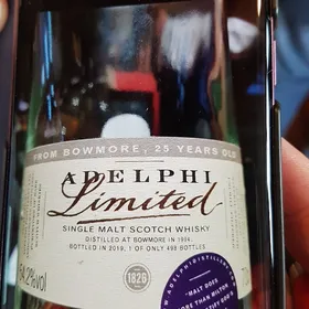 Bowmore 25 yr 1994 Adelphi
