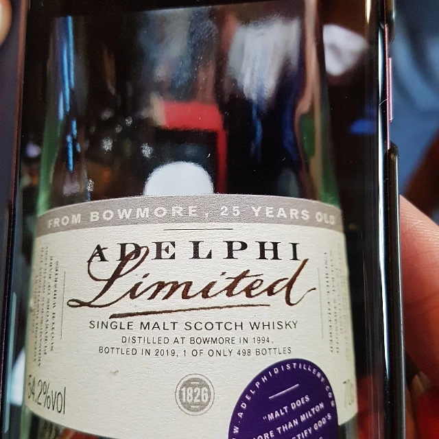 Bowmore 25 yr 1994 Adelphi