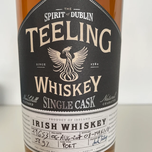 Teeling Whiskey : Single Cask - Port - Fill Aug 2017