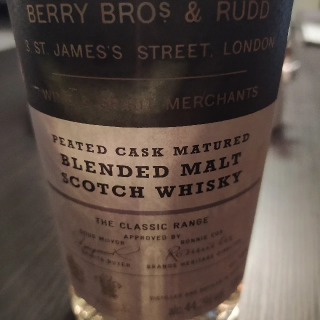 Berry Bros. & Rudd Classic Blended Malt Peated Cask Matured