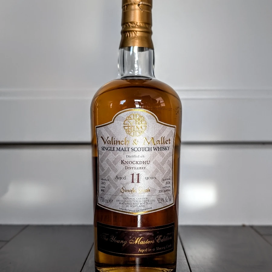 Valinch & Mallet Knockdhu 2013 11 Year Single Malt Scotch Whisky