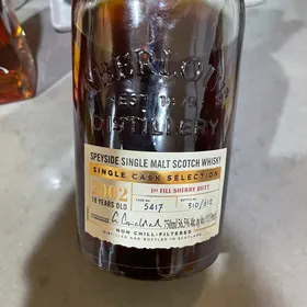 Aberlour single cask selection 2002