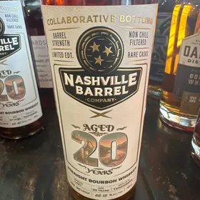 Nashville Barrel Company Collaborative Bottling Straight Bourbon Whiskey Aged 20 Years (Barrel 1421)