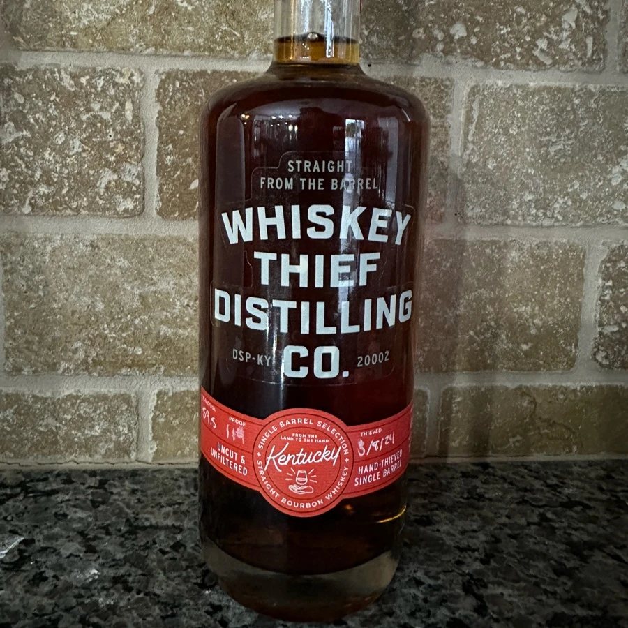 Whiskey Thief Single Barrel Bourbon (72/18/10 Mash Bill)